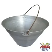 سطل فلزی بنایی مدل گالوانیزه