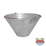سطل فلزی بنایی مدل گالوانیزه